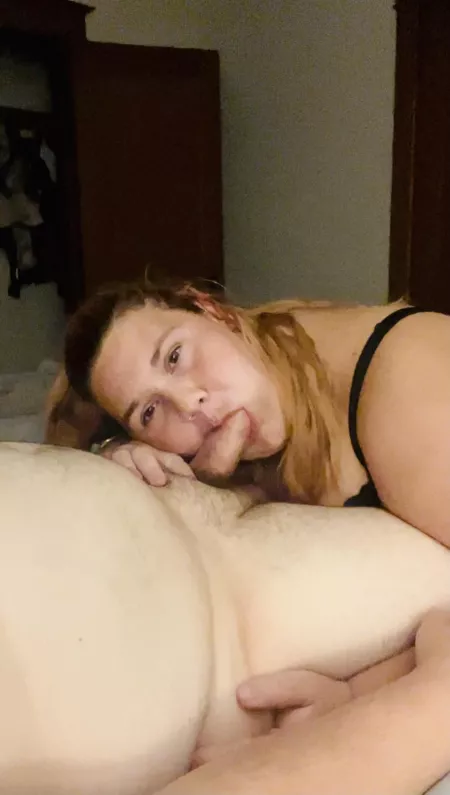 Waiting for the next cock I can have shoved down my throat. π€€