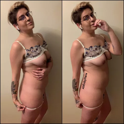 Waiting for you to slide these panties off 😈