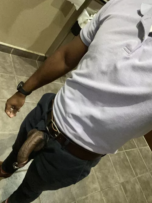 waiting in the bathroom