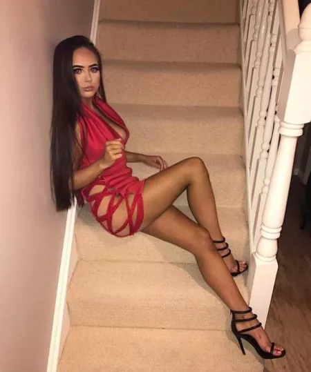 Waiting on the stairs Waiting on the stairs