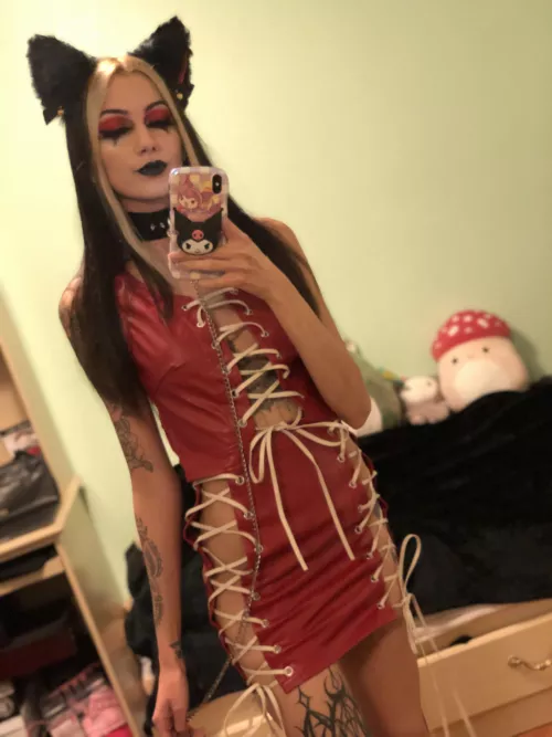 walk me on a leash?🐱❤️🖤