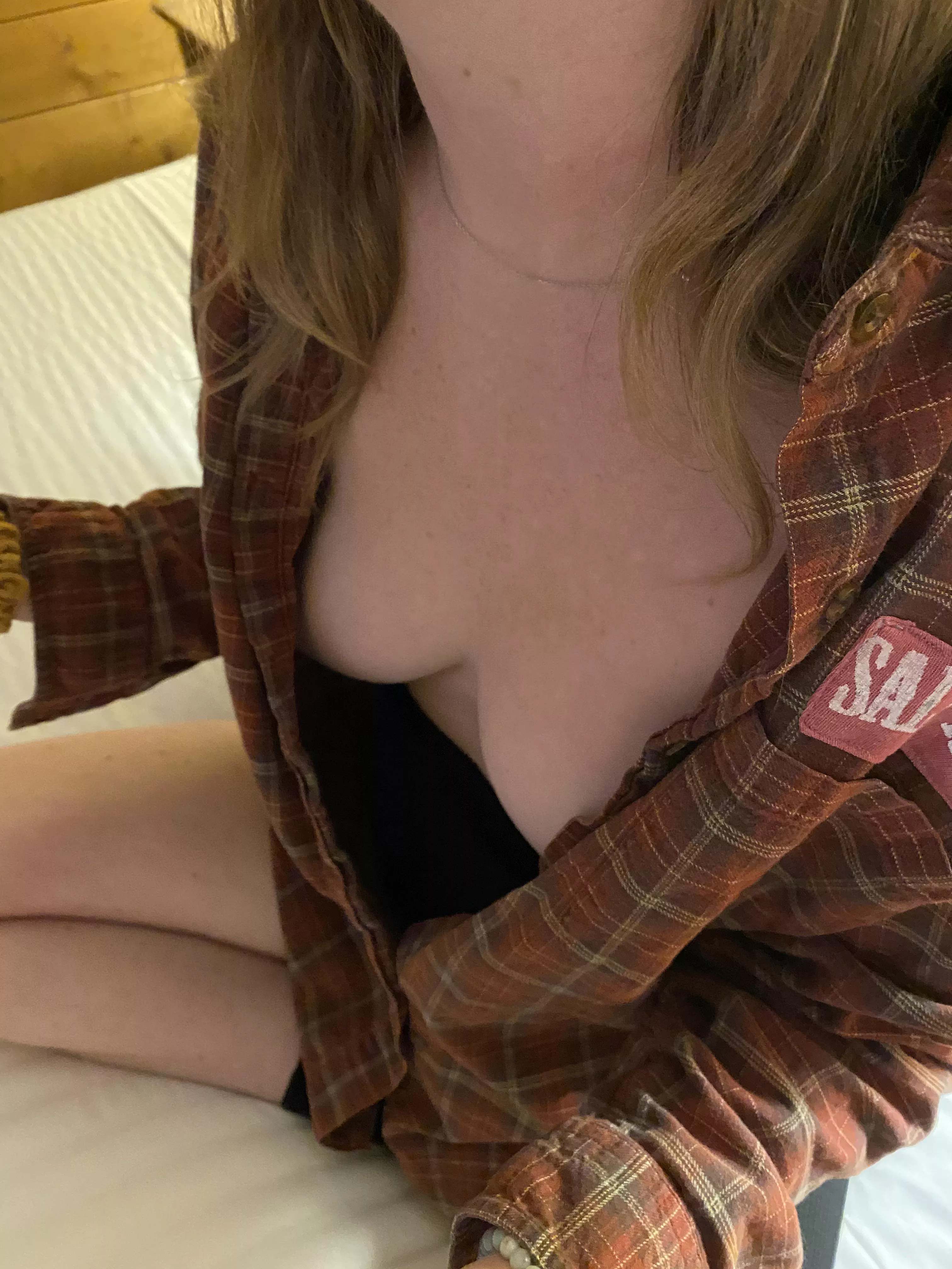 Walking around the hotel like this today :)