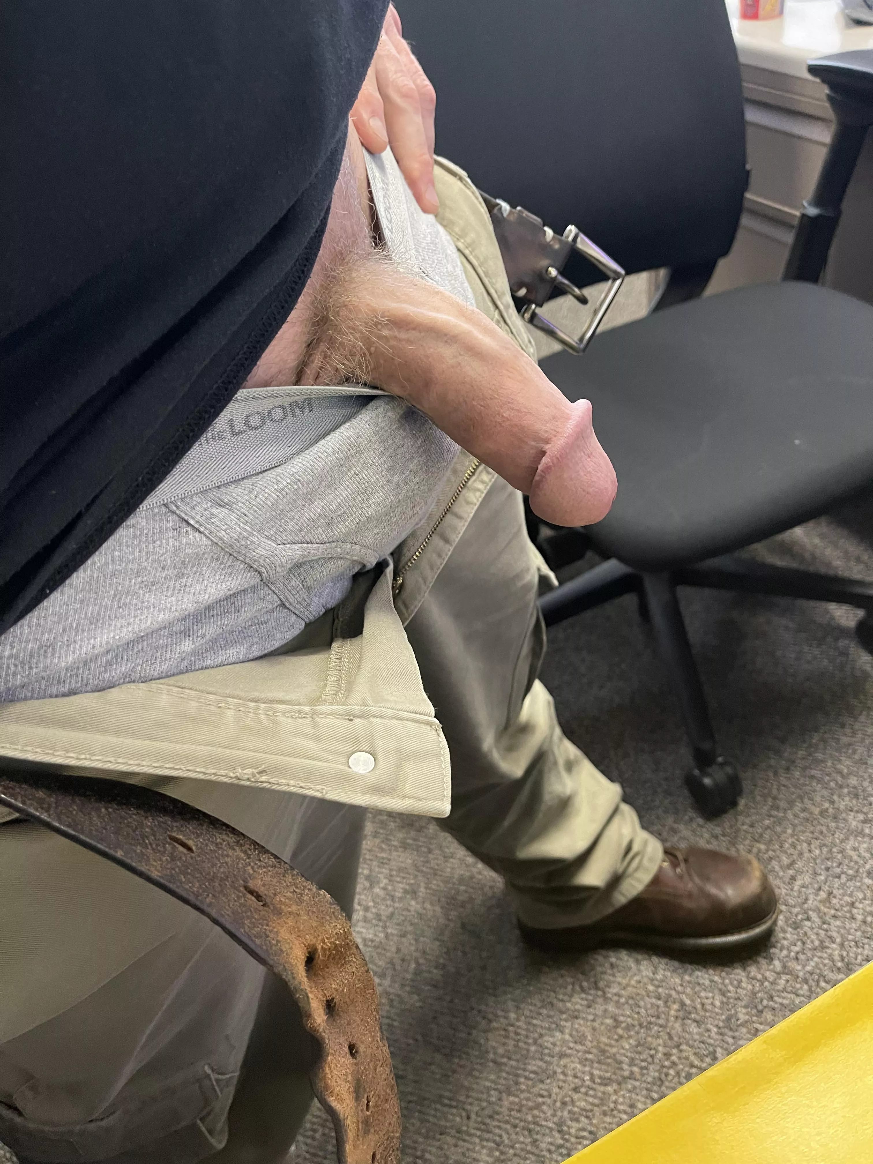 Wanna crawl under my desk while I take care of some paperwork?