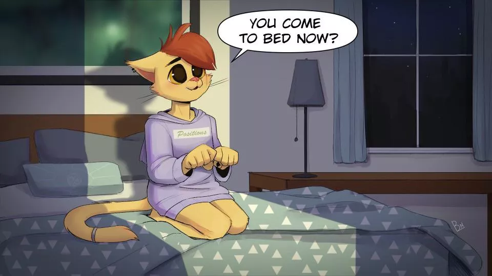 Wanna cuddle? ✨🥺 ( Commission art by HonnyBeeBunni on insta)