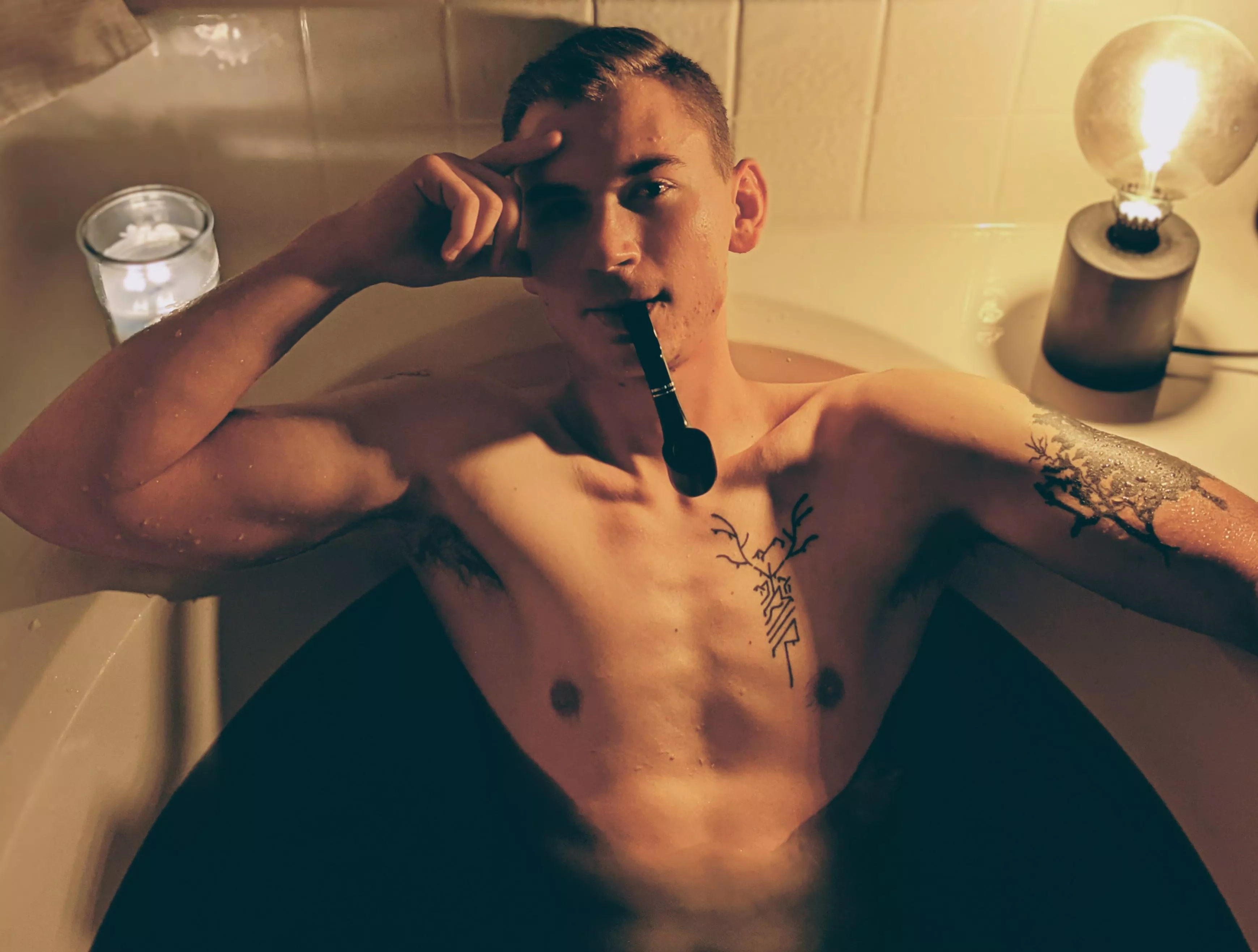 Wanna cum in? the water is great. Wanna cum in? the water is great.