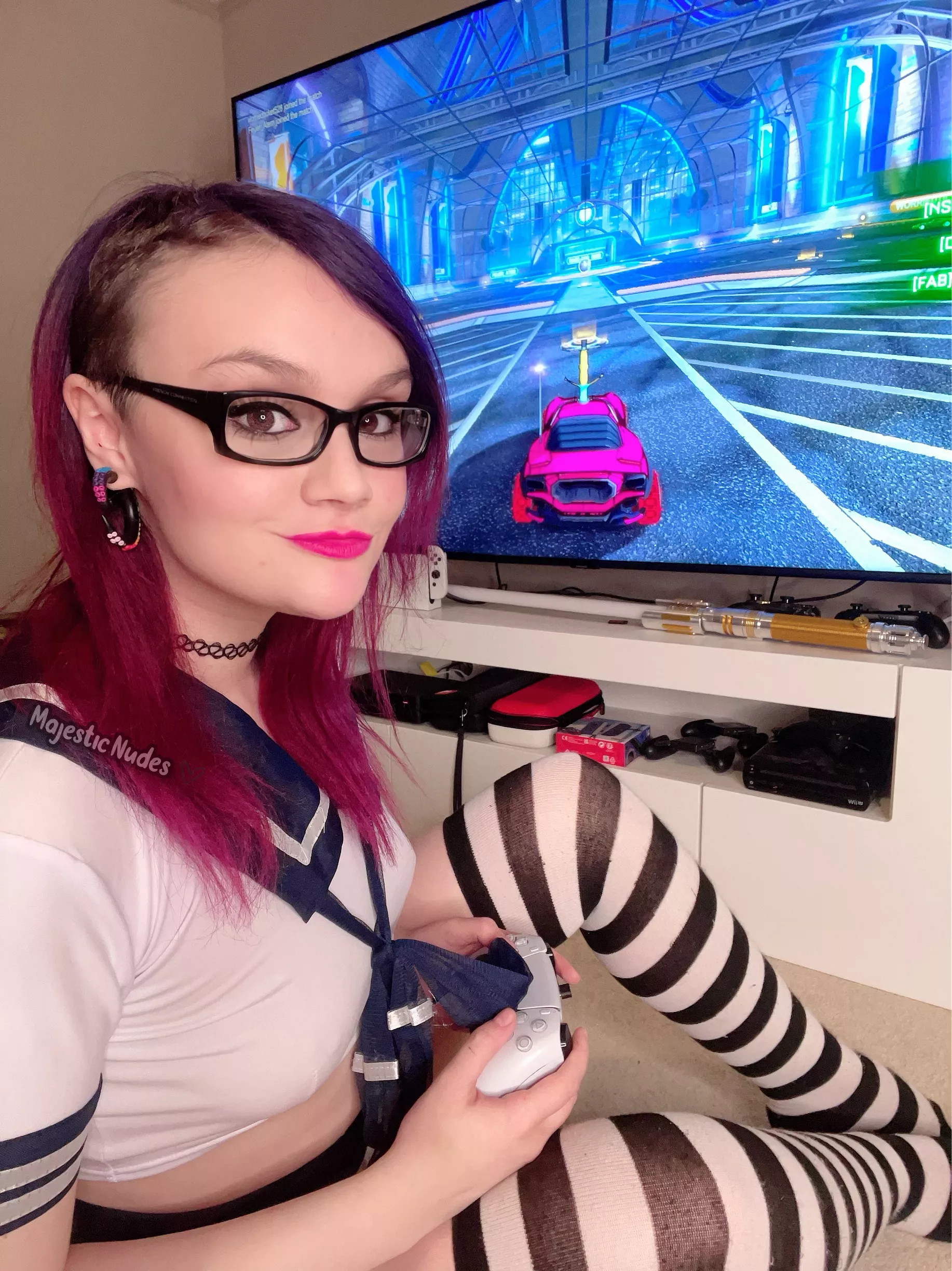 Wanna go vroom in some rocket cars with me?