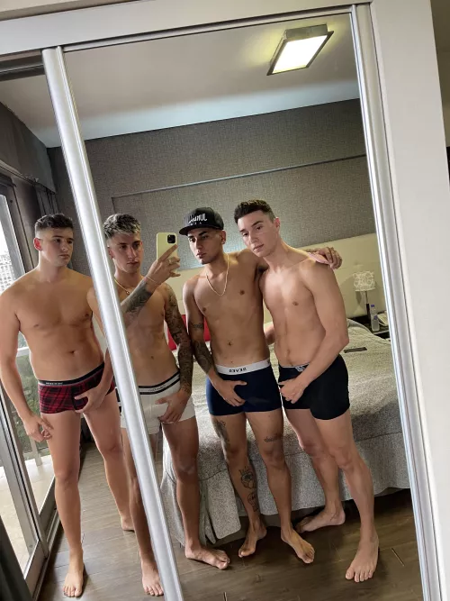 Wanna grab our bulge