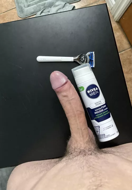 Wanna help me shave?
