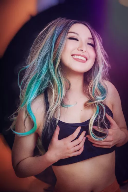 Wanna play with my tits? Wanna play with my tits?
