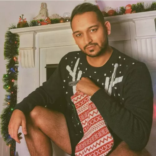 Wanna see whats in the christmas stocking?? Check out my special offer at OF - link in comment 😍