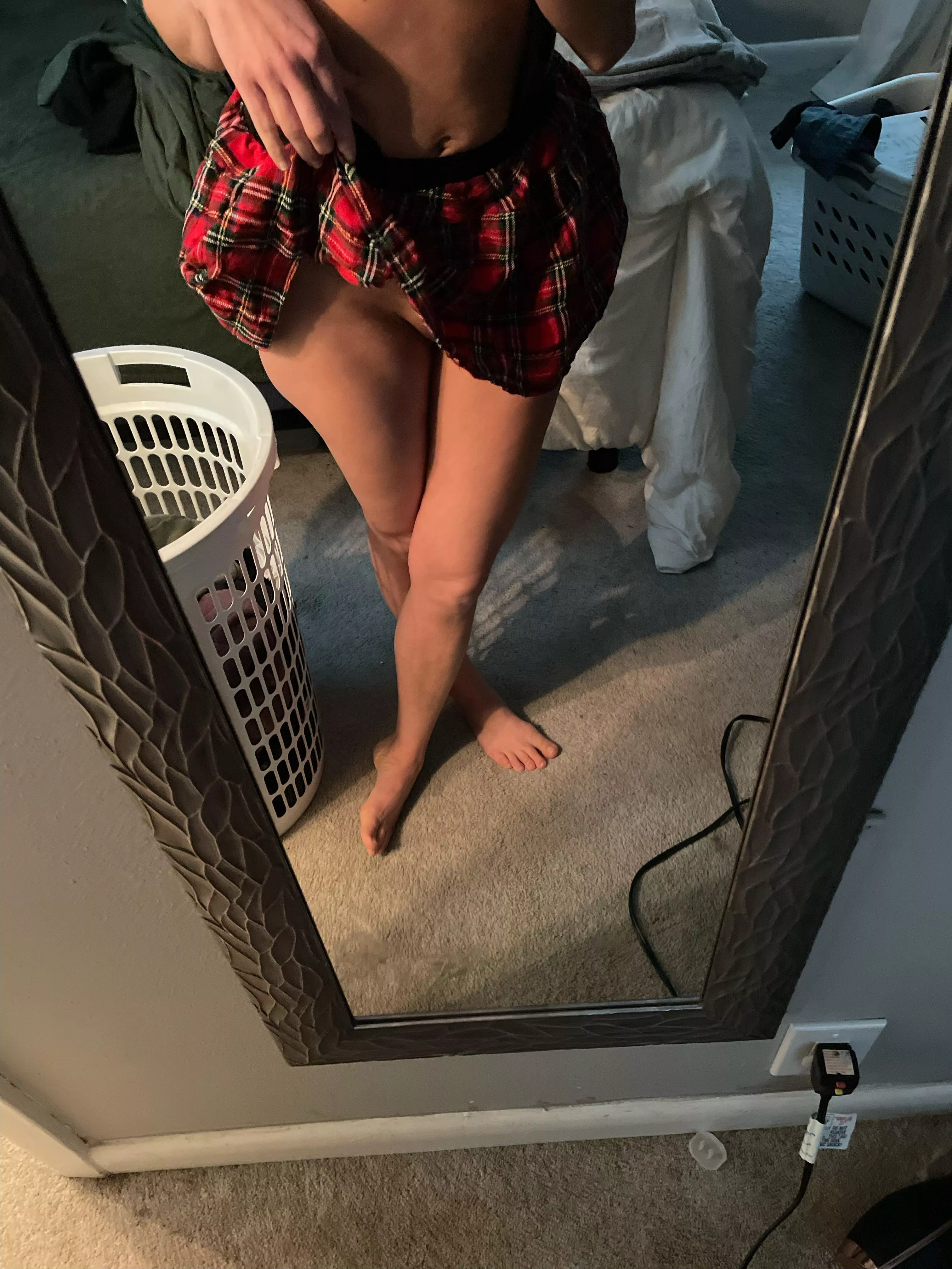 Wanna see whatโs under my skirt Wanna see whatโs under my skirt