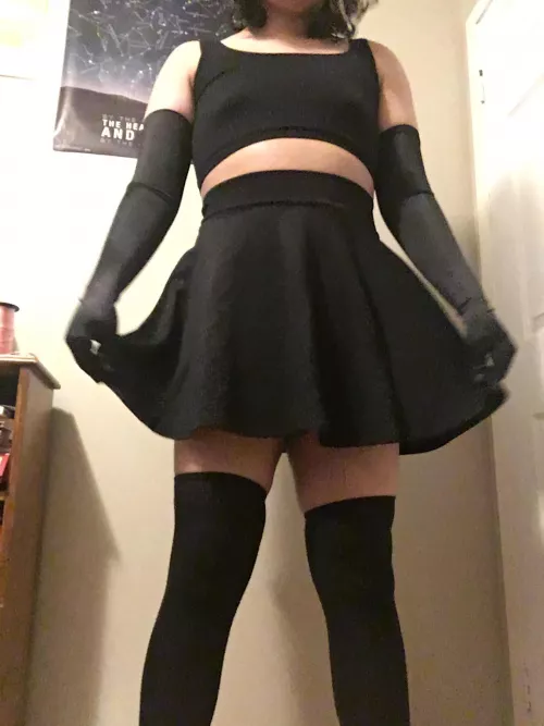 Wanna see what's underneath the skirt? 😉