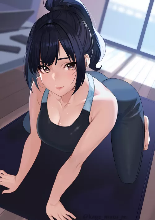 Want to do some yoga with me?