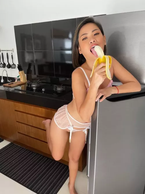 Want to eat something long and hard but my fridge is empty…