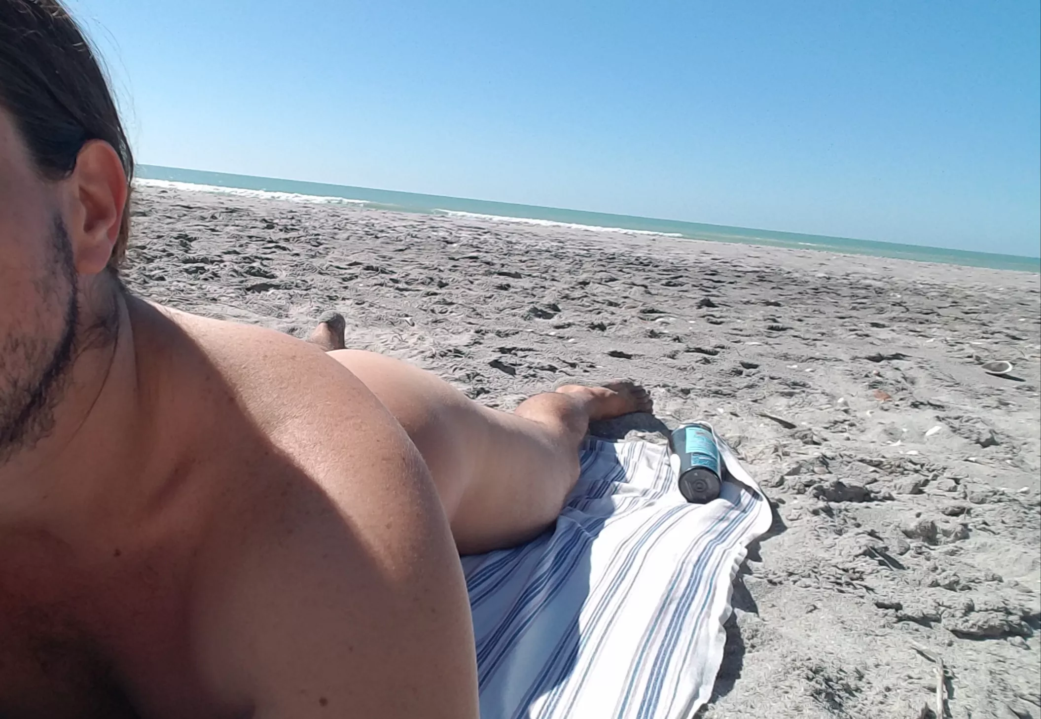 Warm and sunny day at south Caspersen, FL Warm and sunny day at south Caspersen, FL
