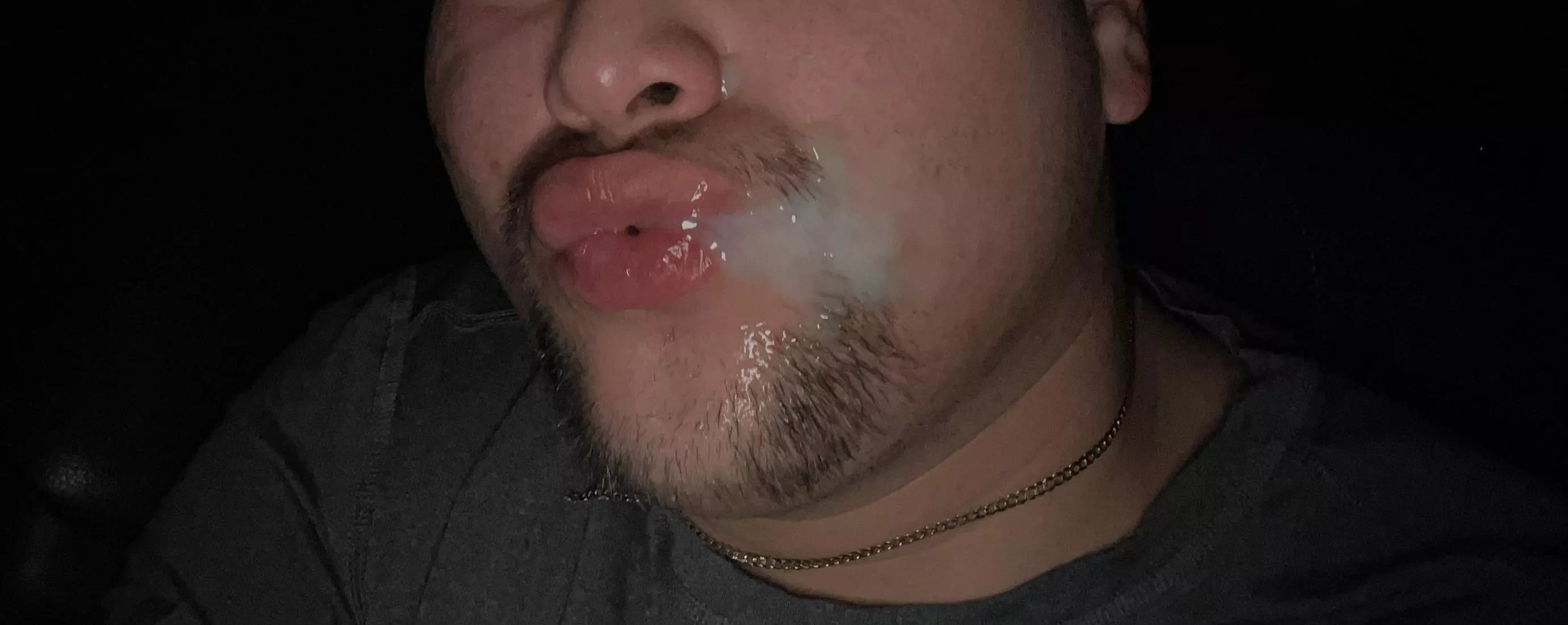 Was given a facial after making a BBC nut 😋