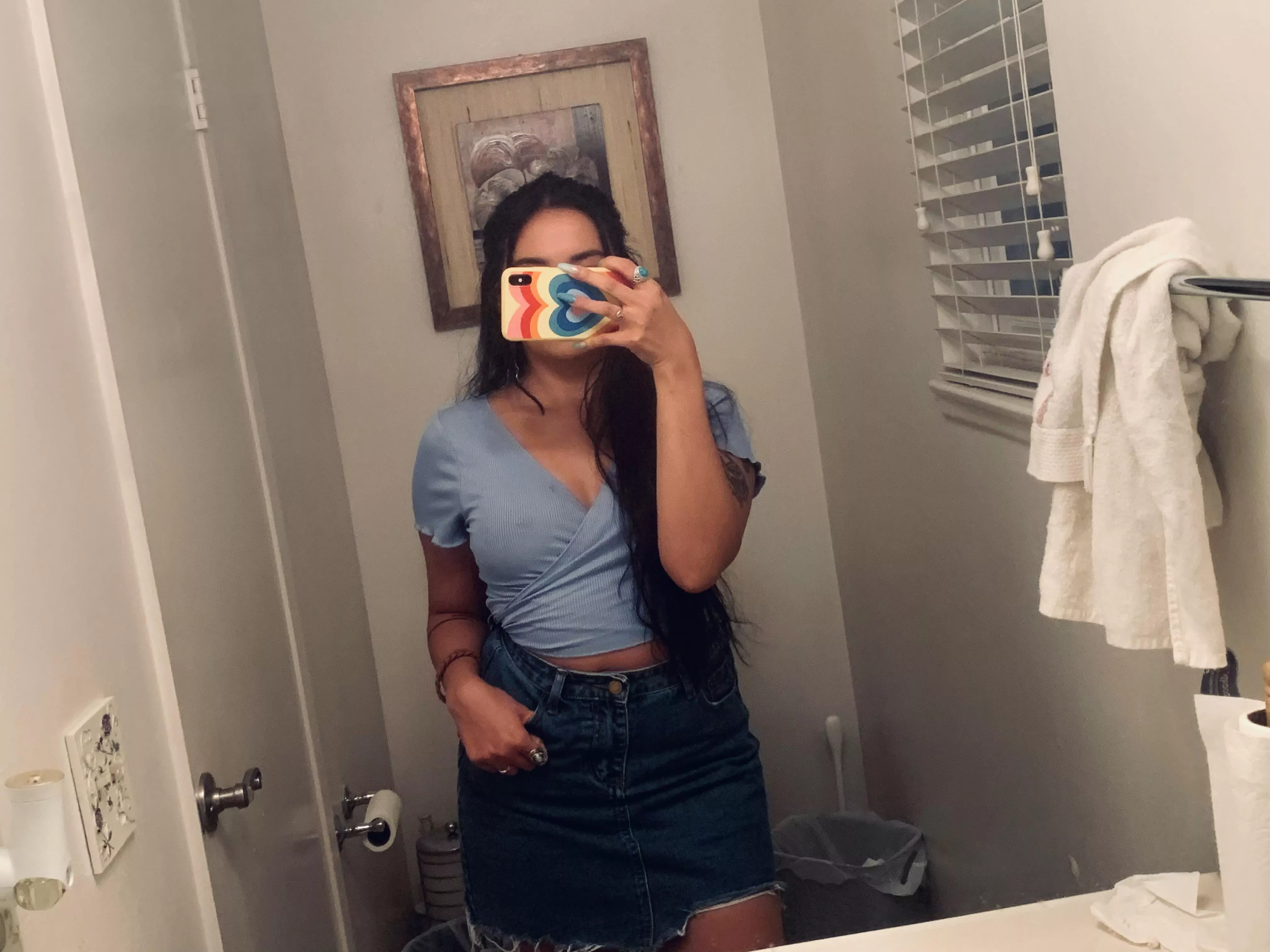 was going [f]or girl next door😇