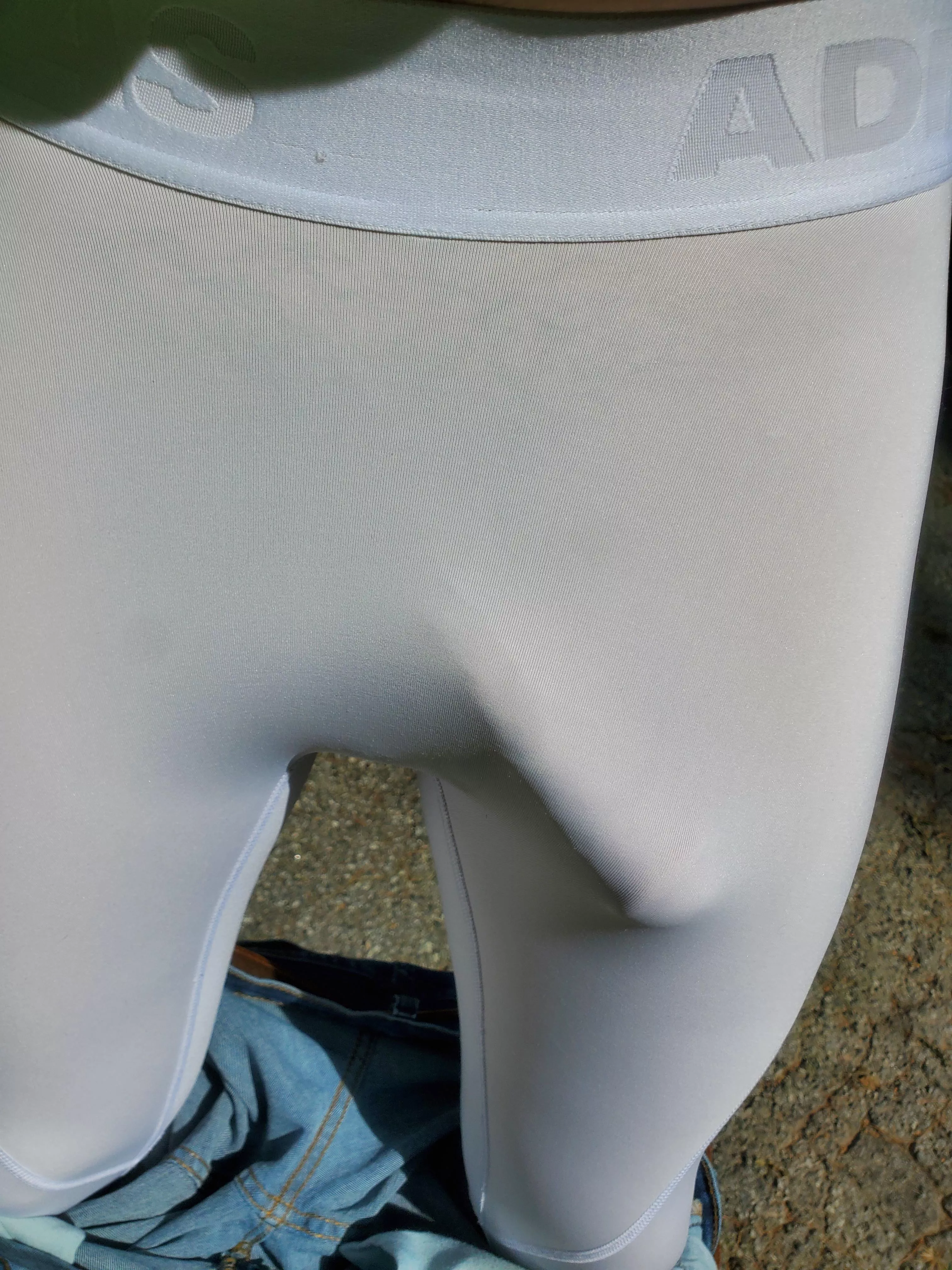 Was starting to get hard so I dropped my pants to check it out Was starting to get hard so I dropped my pants to check it out