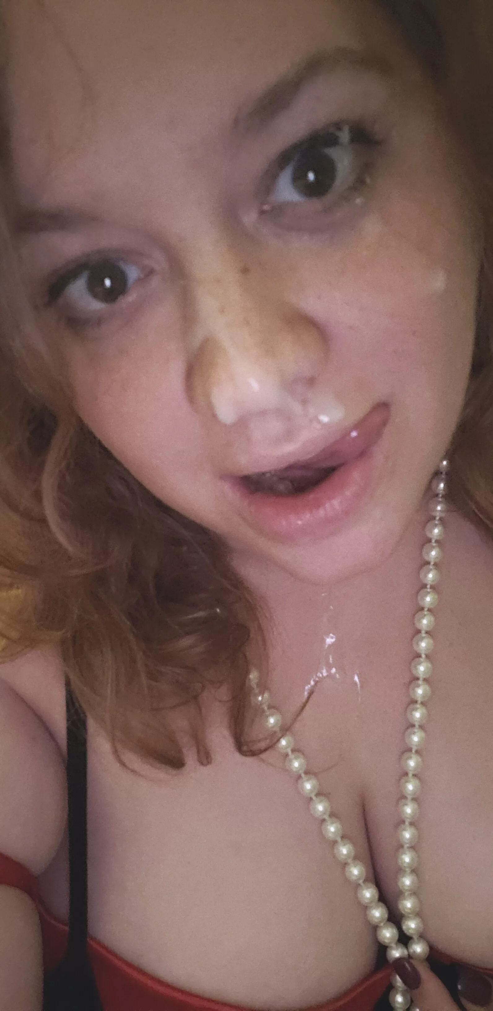 Was that necklace there a minute ago? Was that necklace there a minute ago?