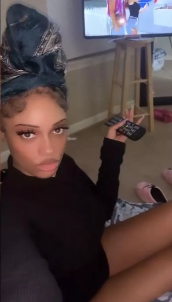 was told again this morning to wake my lazy ass up , put my n***** head scarf on , then poke my lips out for all whites to see so here I am 😩 KIK// FineAssSub