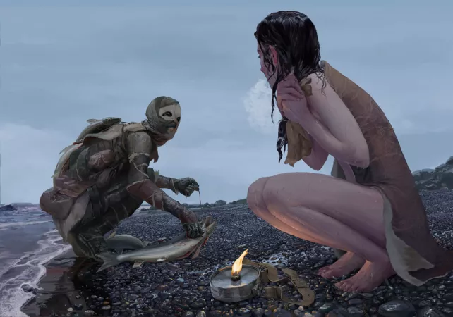 Washed ashore (artist Michael Macrae) Washed ashore (artist Michael Macrae)