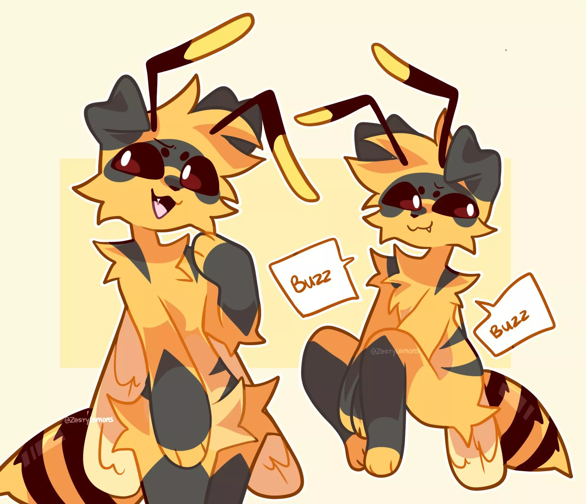waspdog! [ art by me - @zestylemonss on twitter ]