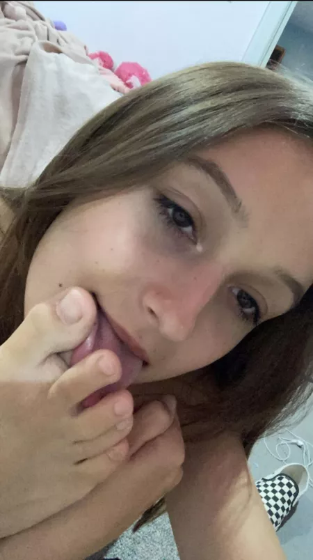 Watch me lick them clean