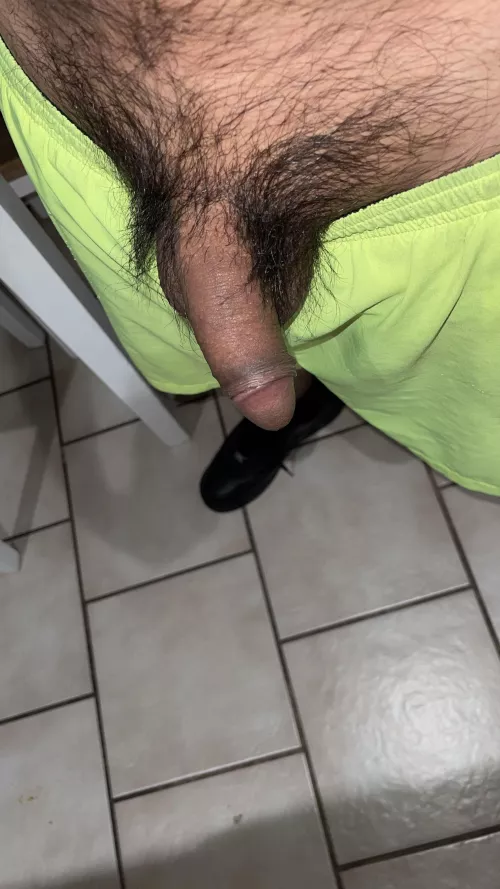 Watch me milk my thick bushy Mexican cock.