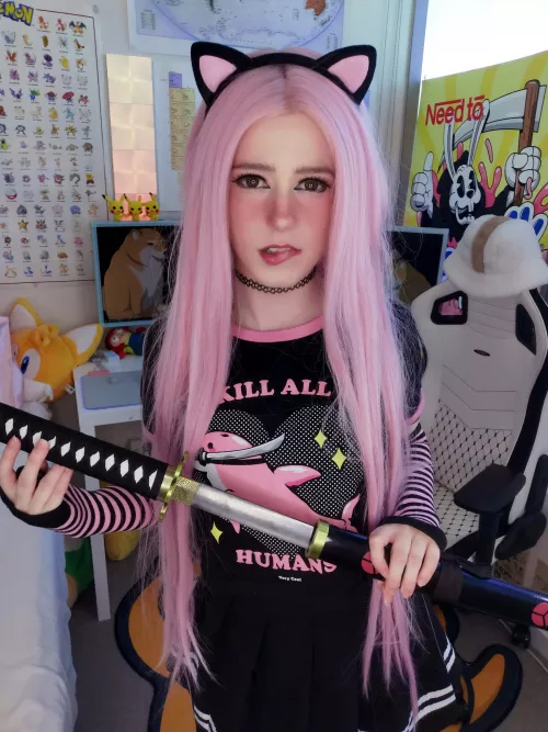 watch out for this catgirl ๐ฑ ๐๐