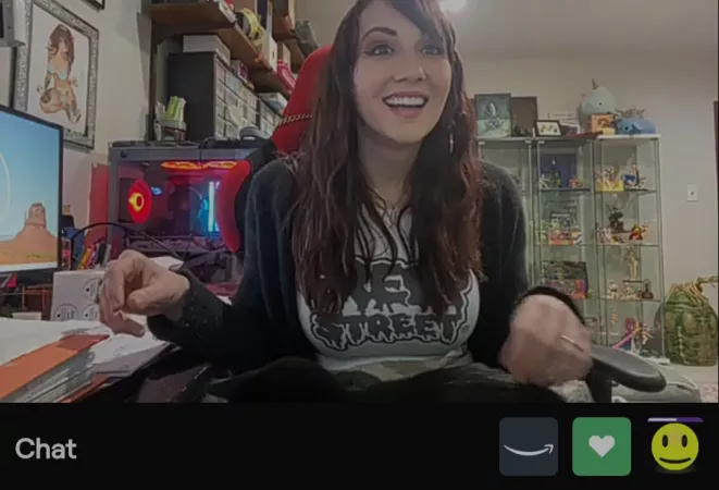 Watching the queen stream Watching the queen stream