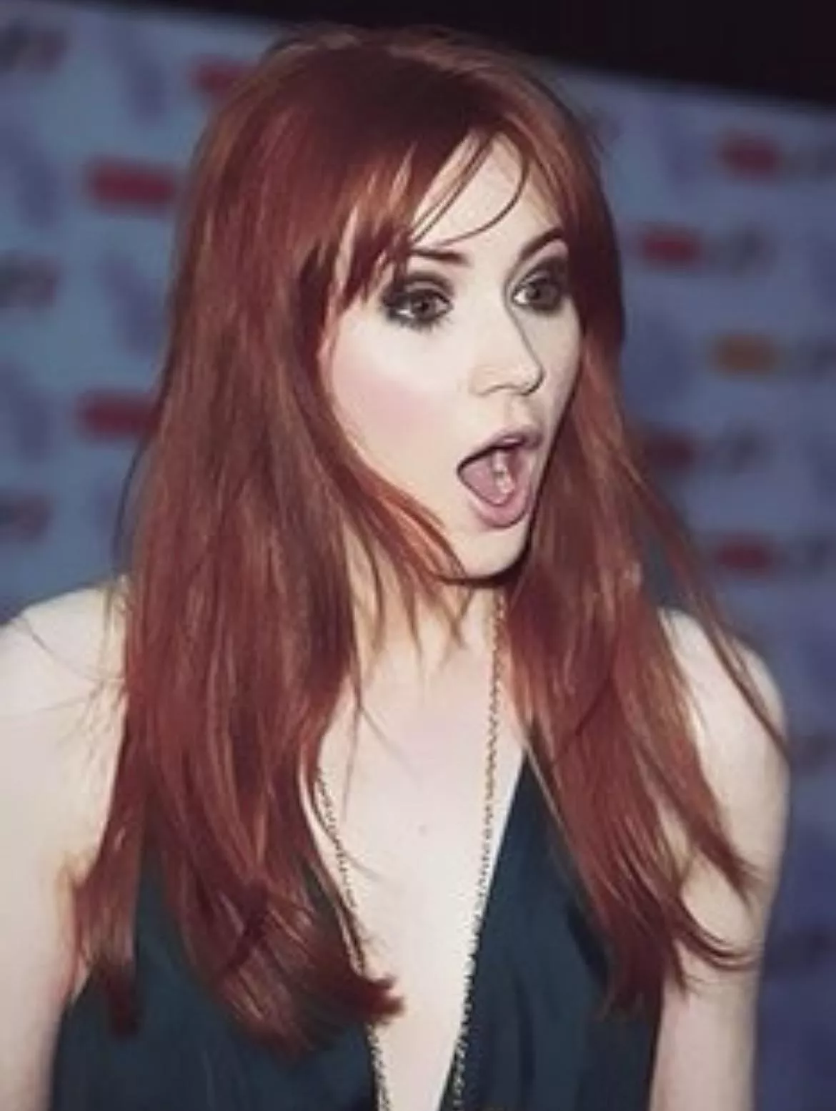 We were at a convention, but by the same Karen Gillan came back to her panel, she caught me pounding you while you were dressed up as one of her characters. We were at a convention, but by the same Karen Gillan came back to her panel, she caught me pounding you while you were dressed up as one of her characters.