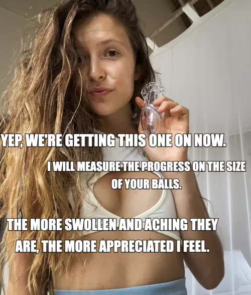 We will measure through the size of your balls π