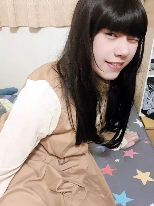 we will sit on the bed? or...?