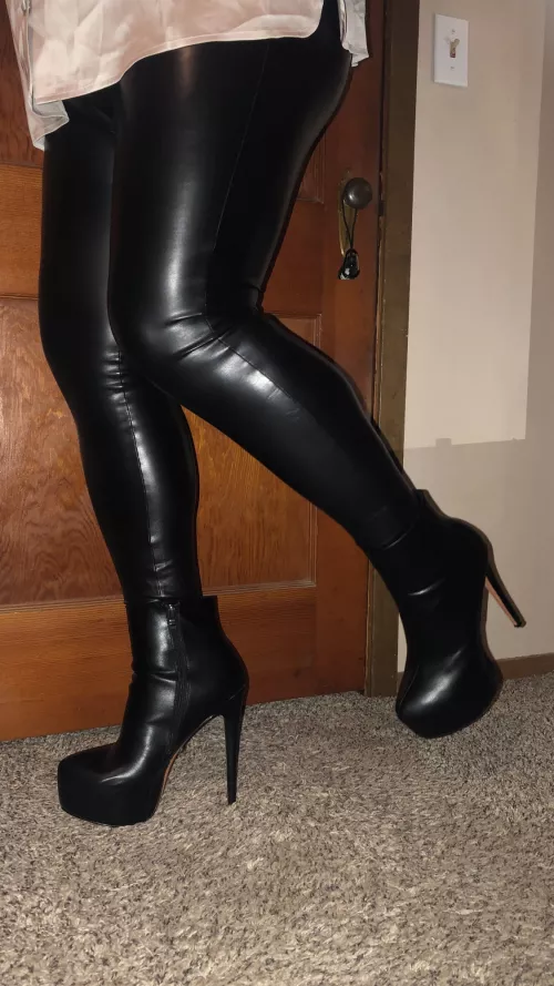 Wearing my favorite boots today.