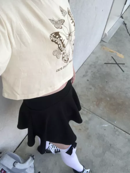 Wearing this to school rn!! The skirt is short but it’s cute so it’s okay! 🥰🥰 Wearing this to school rn!! The skirt is short but it’s cute so it’s okay! 🥰🥰