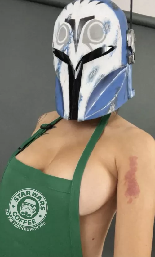 Welcome to Bantha Bucks, what can I get you? By @kayj.cosplay