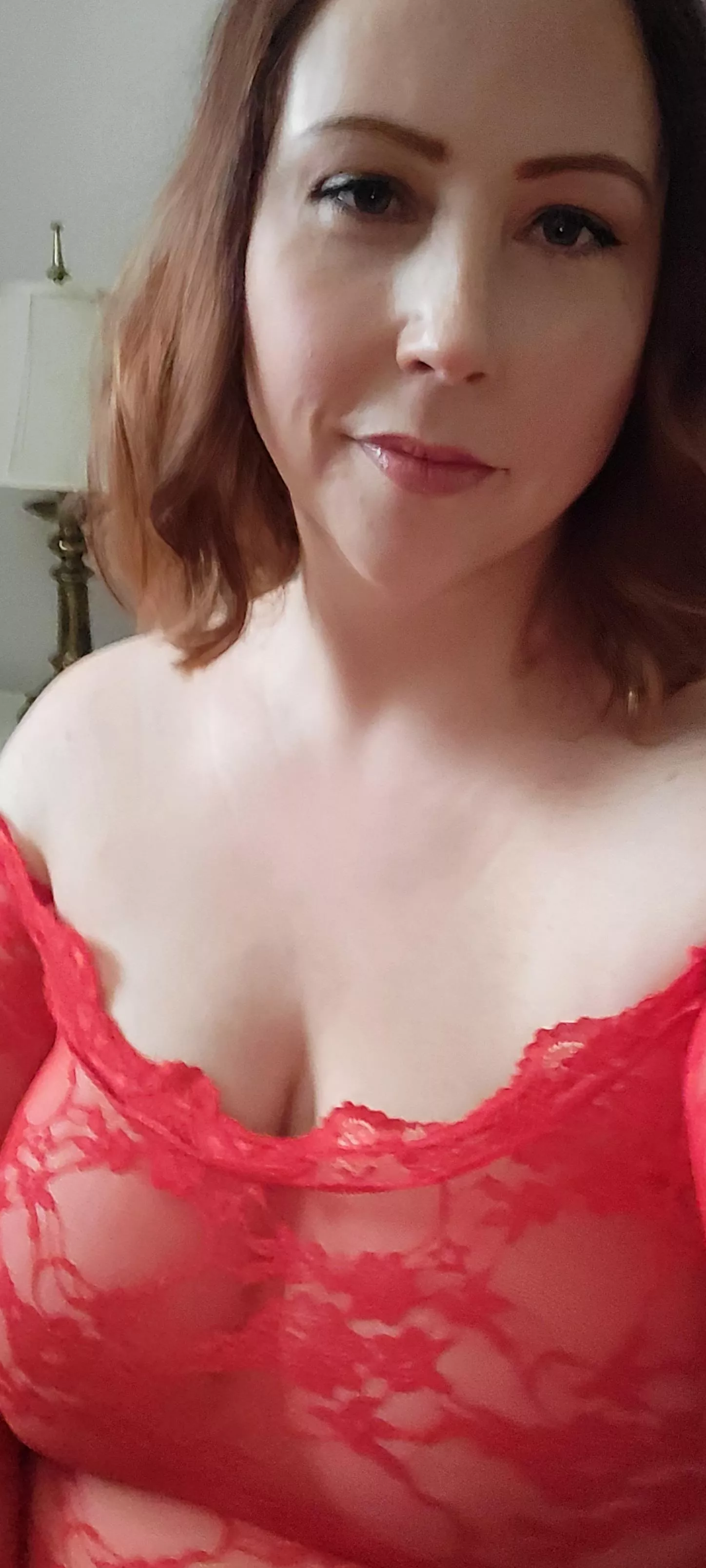 Well another Valentine's day almost over. Here's a obligatory red lingerie pic for you [44f] [OC]
