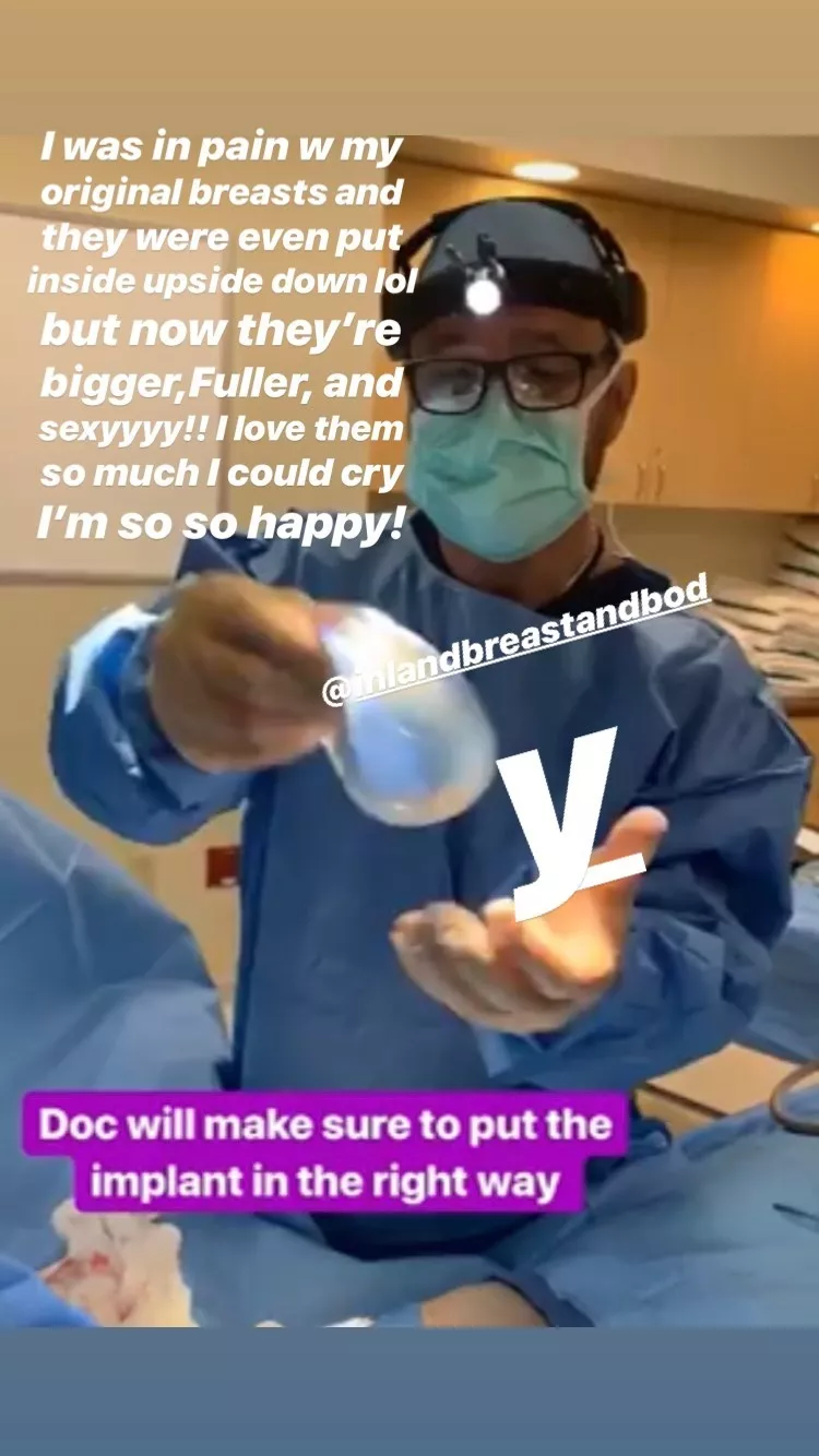 Well, at least we now know why her nips were pointing up ?