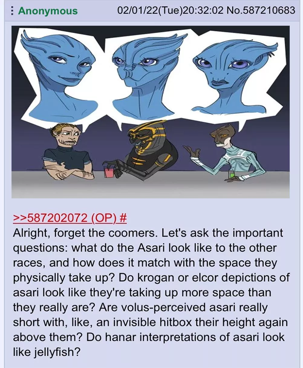 Well? How do other species' perceptions of Asaris work?