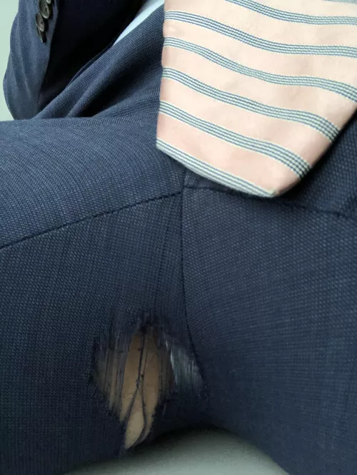 Well, I hope youβve all had a better Monday than me. It turns out Iβve had a hole in my suit trousers that looks to have been there a while (41.) Well, I hope youβve all had a better Monday than me. It turns out Iβve had a hole in my suit trousers that looks to have been there a while (41.)