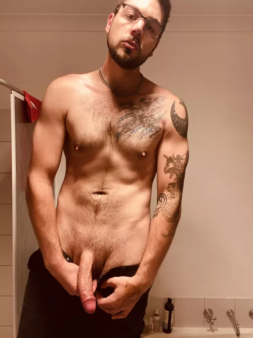 Went and got my nipple pierced on a whim yesterday. Howβs it look? (: