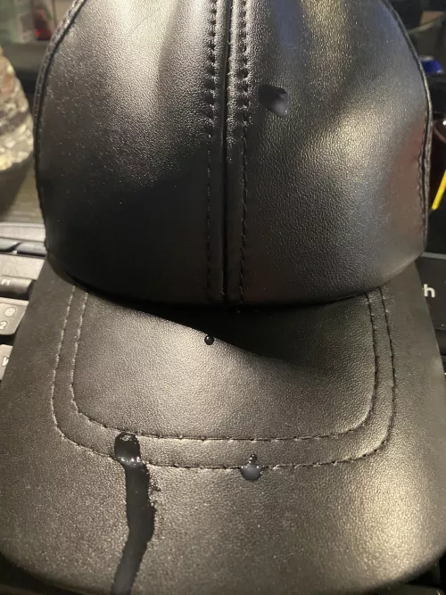 Went live tonight and came on top of my hat. The hat that was sitting on my own head. That was wild 😈