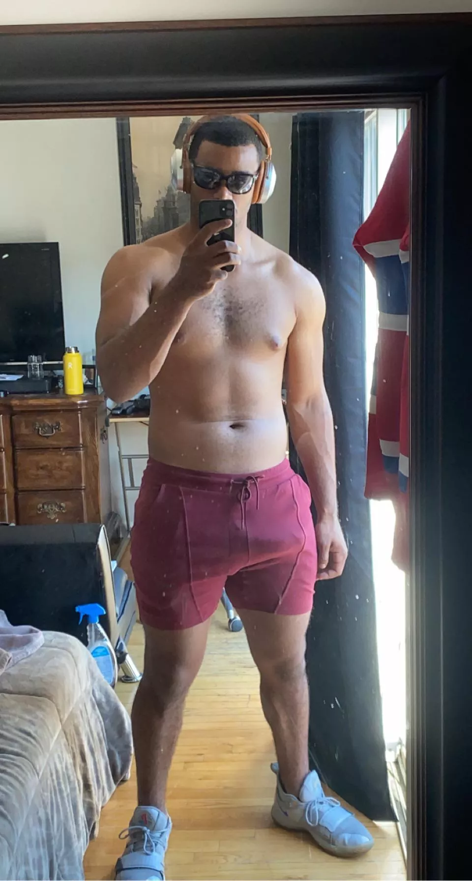 Went on my run today got a lot of stares with my new shorts