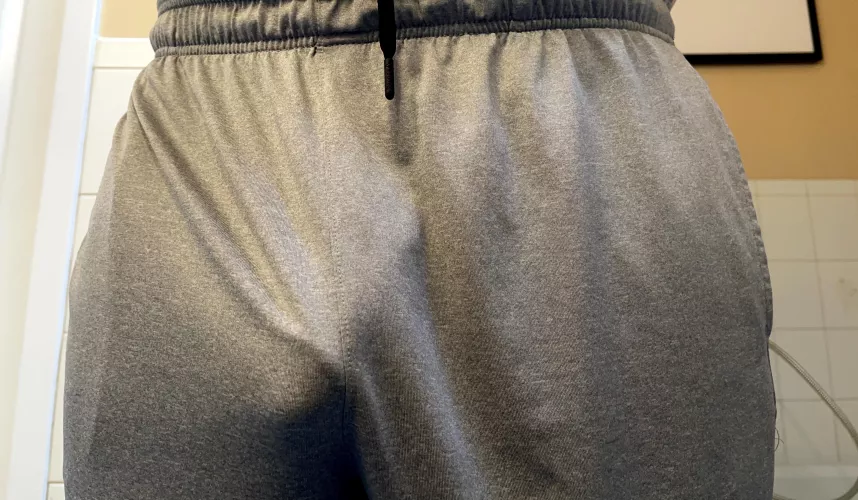 Went to the gym and jogged like this. Think anyone noticed?