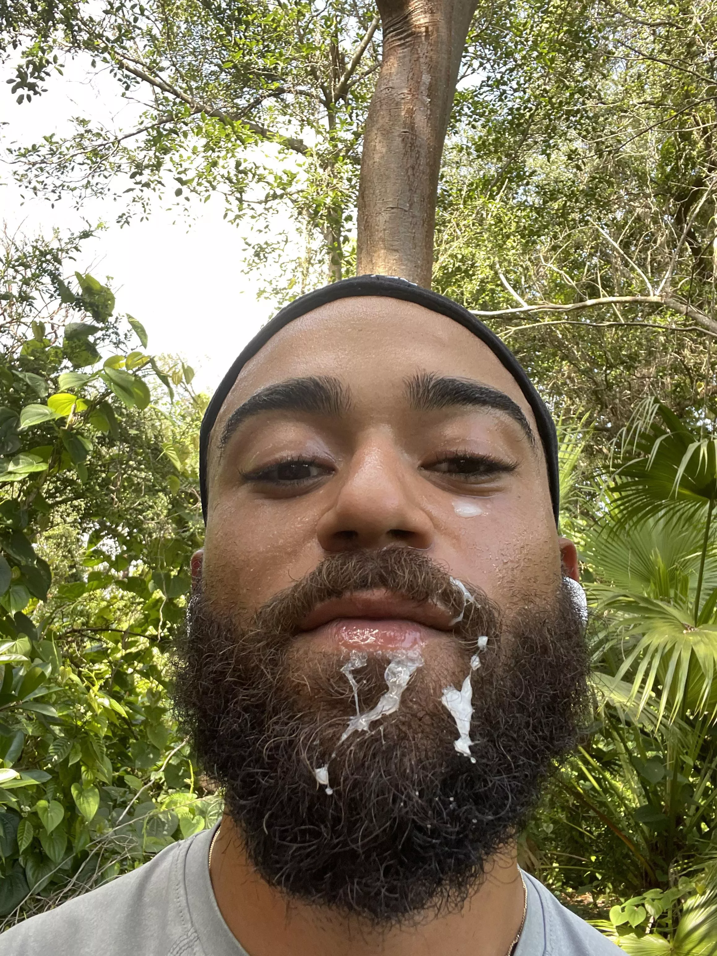 went to the park for a run and ended up with my face full of cum