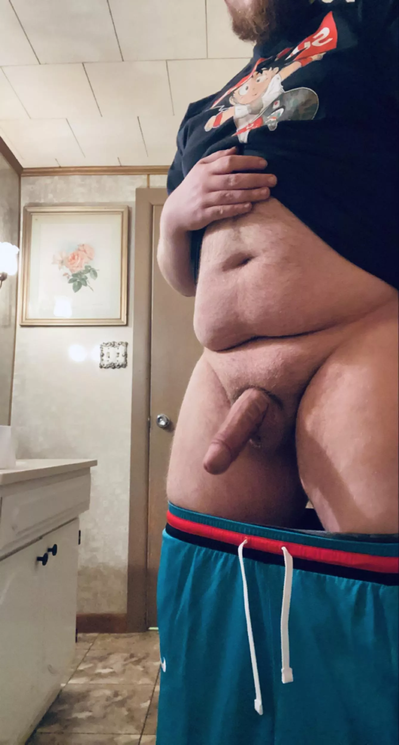 We’re at a party and i noticed you kept staring at me. I brought you to the bathroom and pulled this out wyd next?