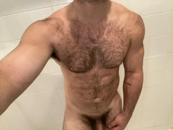 Wet hairy daddy ๐