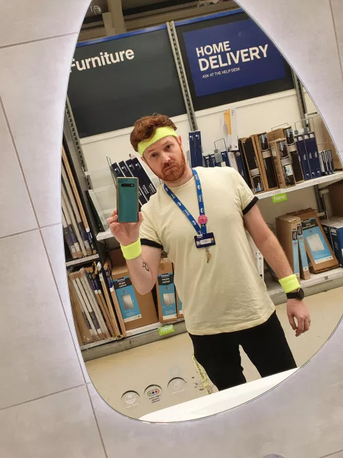 We've got a wear yellow to work day for charity. Not the best colour for a redhead but doing my bit! We've got a wear yellow to work day for charity. Not the best colour for a redhead but doing my bit!