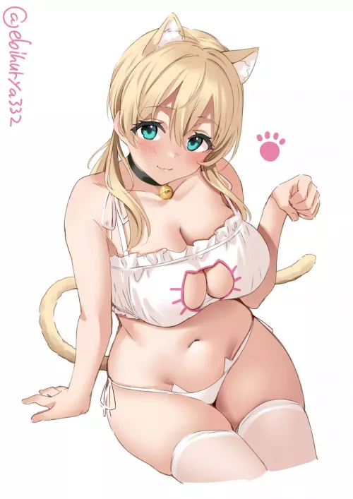 What a cute kitty! (Artist: ebifurya)