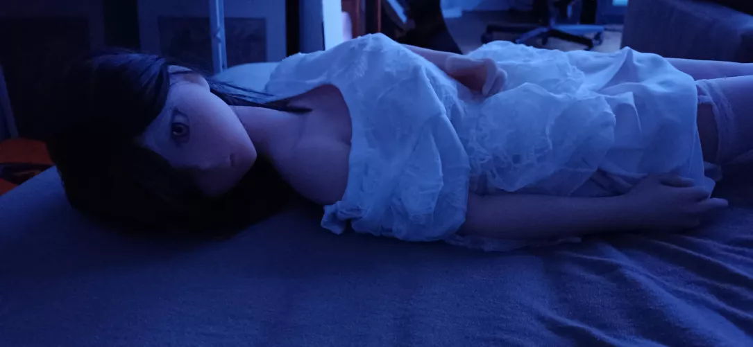 What a sight to fall asleep to on christmas eve. I am truly blessed. Sorry for the bad picture, but i wanted to capture my pov.